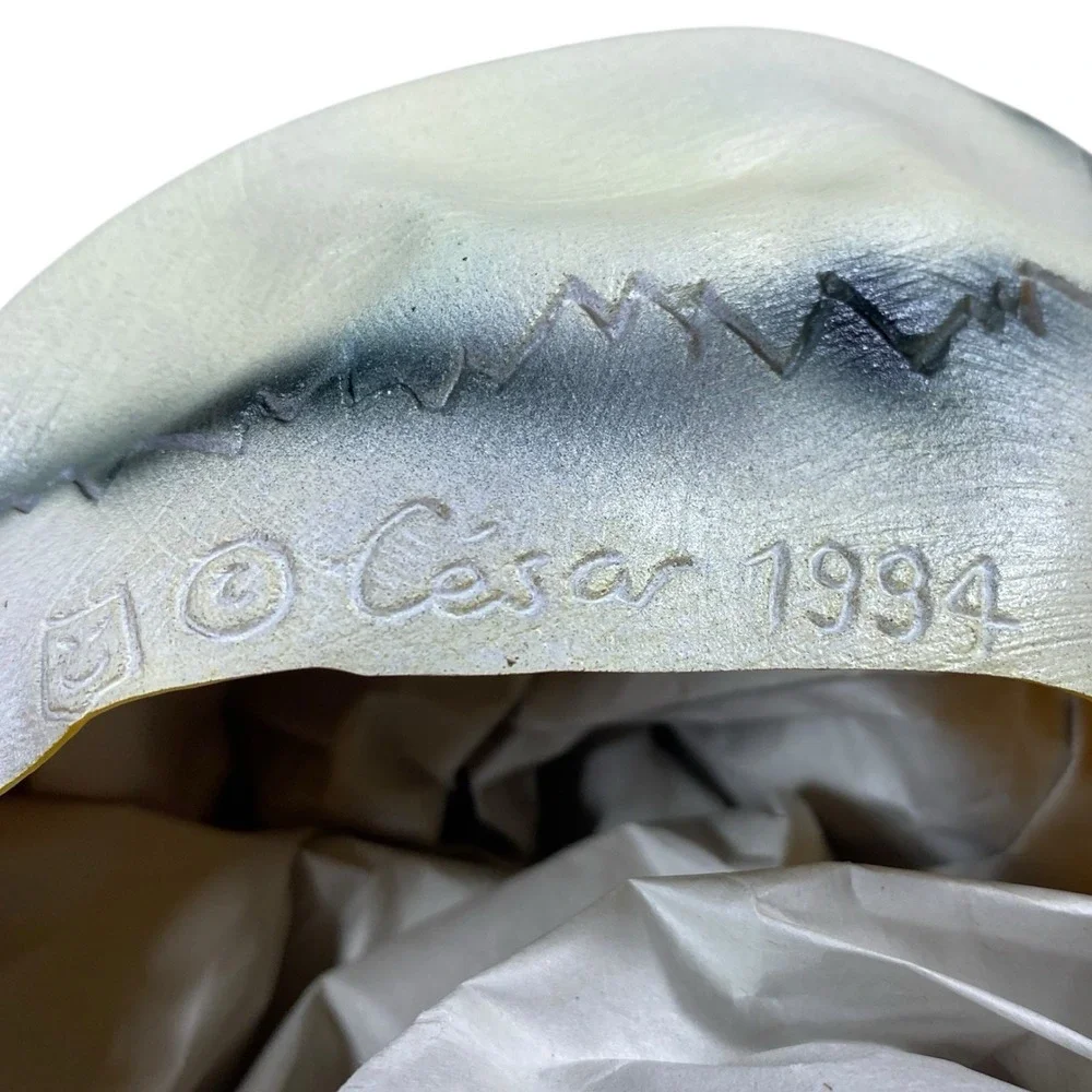 VTG 1994 César‎ Latex Full Mask Monster Demon Horror France Halloween Prop RARE